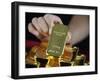 Gold Ingots, Frankfurt, Germany, Europe-Hans Peter Merten-Framed Photographic Print