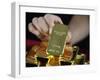 Gold Ingots, Frankfurt, Germany, Europe-Hans Peter Merten-Framed Photographic Print