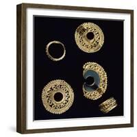 Gold Jewelry Originating from Ecuador-null-Framed Giclee Print