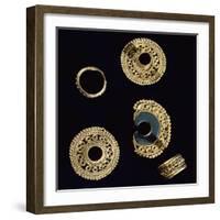 Gold Jewelry Originating from Ecuador-null-Framed Giclee Print