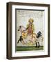 Gold Knight and Pink Horse: Capodilista Codex-null-Framed Giclee Print