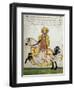 Gold Knight and Pink Horse: Capodilista Codex-null-Framed Giclee Print