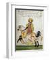 Gold Knight and Pink Horse: Capodilista Codex-null-Framed Giclee Print