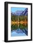 Gold Lake Reflection Mount Chikamin Peak Fall Snoqualmie Pass, Wenatchee National Forest Wilderness-William Perry-Framed Photographic Print