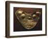 Gold-Leaf Breastplate Showing Anthropomorphic Figures and Two Heraldic Animals-null-Framed Giclee Print