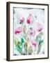 Gold leaf Cyclamen 1-Li Bo-Framed Giclee Print