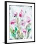 Gold leaf Cyclamen 1-Li Bo-Framed Giclee Print