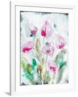 Gold leaf Cyclamen 1-Li Bo-Framed Giclee Print