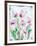 Gold leaf Cyclamen 1-Li Bo-Framed Giclee Print