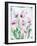 Gold leaf Cyclamen 1-Li Bo-Framed Giclee Print