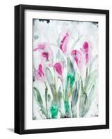 Gold leaf Cyclamen 2-Li Bo-Framed Giclee Print