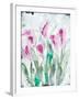 Gold leaf Cyclamen 2-Li Bo-Framed Giclee Print