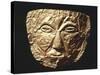 Gold Leaf Funerary Mask Originating from Pimampiro in Sierra-null-Stretched Canvas