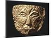 Gold Leaf Funerary Mask Originating from Pimampiro in Sierra-null-Mounted Premium Giclee Print