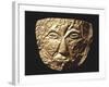 Gold Leaf Funerary Mask Originating from Pimampiro in Sierra-null-Framed Giclee Print