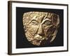 Gold Leaf Funerary Mask Originating from Pimampiro in Sierra-null-Framed Giclee Print