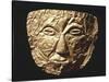 Gold Leaf Funerary Mask Originating from Pimampiro in Sierra-null-Stretched Canvas