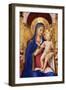 Gold Leaf Painting of Madonna and Baby-S. Vannini-Framed Giclee Print