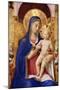Gold Leaf Painting of Madonna and Baby-S. Vannini-Mounted Giclee Print