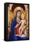Gold Leaf Painting of Madonna and Baby-S. Vannini-Framed Stretched Canvas