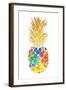 Gold Leaf Pineapple Mate-OnRei-Framed Art Print