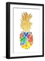 Gold Leaf Pineapple Mate-OnRei-Framed Art Print