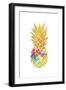 Gold Leaf Pineapple-OnRei-Framed Art Print