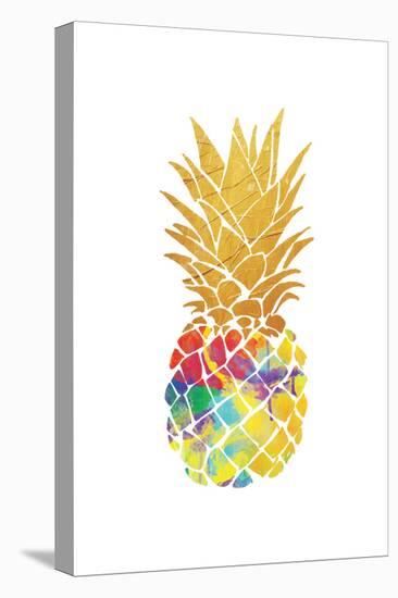 Gold Leaf Pineapple-OnRei-Stretched Canvas