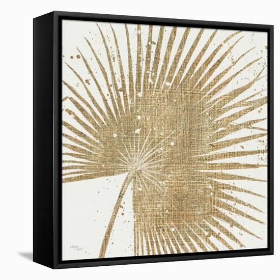 Gold Leaves II-Jim Wellington-Framed Stretched Canvas