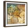 Gold Leaves II-Patricia Pinto-Framed Art Print