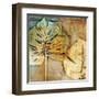 Gold Leaves II-Patricia Pinto-Framed Art Print