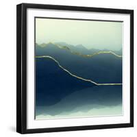 Gold Lined Alps-Dirk Wüstenhagen-Framed Art Print