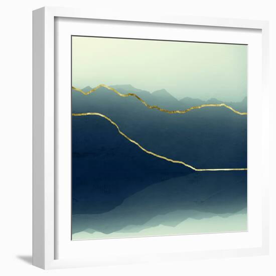 Gold Lined Alps-Dirk Wüstenhagen-Framed Art Print