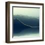 Gold Lined Alps-Dirk Wüstenhagen-Framed Art Print