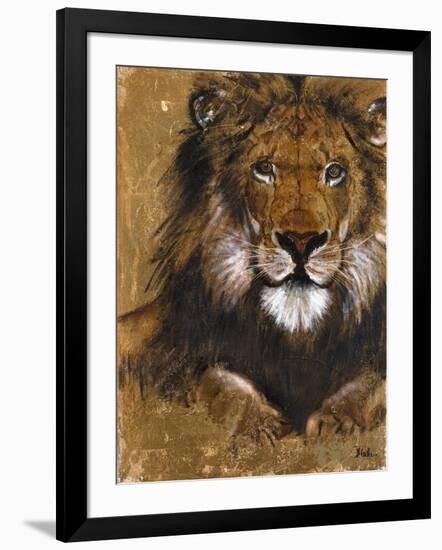 Gold Lion-Patricia Pinto-Framed Art Print