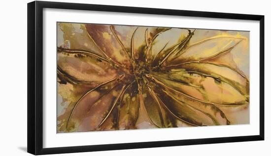 Gold Lotus I-Caroline Ashwood-Framed Giclee Print