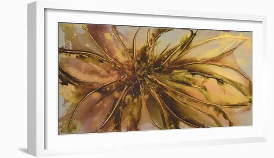 Gold Lotus I-Caroline Ashwood-Framed Giclee Print