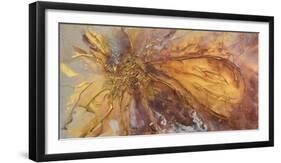Gold Lotus II-Caroline Ashwood-Framed Giclee Print
