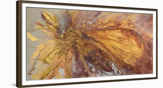 Gold Lotus II-Caroline Ashwood-Framed Giclee Print