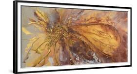 Gold Lotus II-Caroline Ashwood-Framed Giclee Print