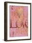 Gold Love and Heart on Pink-Tom Quartermaine-Framed Giclee Print