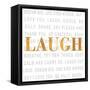 Gold Love Type II (Laugh)-SD Graphics Studio-Framed Stretched Canvas