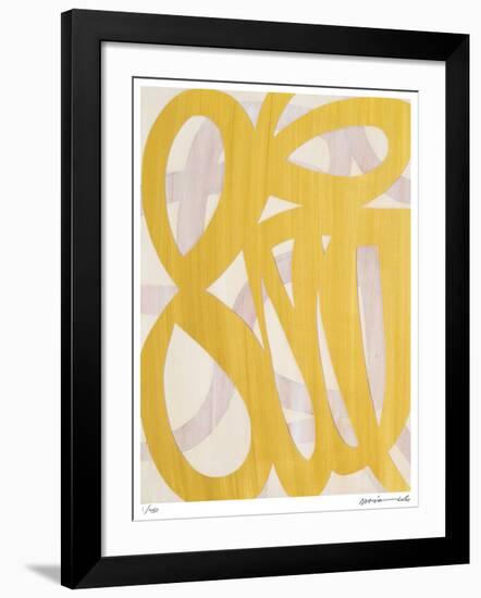 Gold Lucky 8-Maria Lobo-Framed Giclee Print