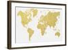 Gold Map-Natasha Wescoat-Framed Giclee Print