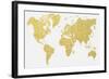 Gold Map-Natasha Wescoat-Framed Giclee Print