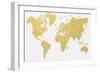 Gold Map-Natasha Wescoat-Framed Giclee Print