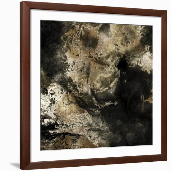 Gold Marbled Abstract II-PI Studio-Framed Art Print