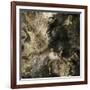 Gold Marbled Abstract III-PI Studio-Framed Art Print