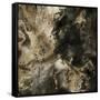 Gold Marbled Abstract III-PI Studio-Framed Stretched Canvas