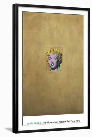 Gold Marilyn Monroe, 1962-Andy Warhol-Framed Art Print